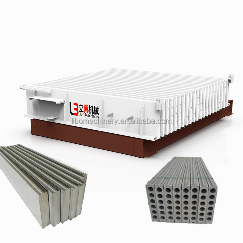El uso de máquinas para fabricar paneles de pared de cemento en la industria de la construcción.