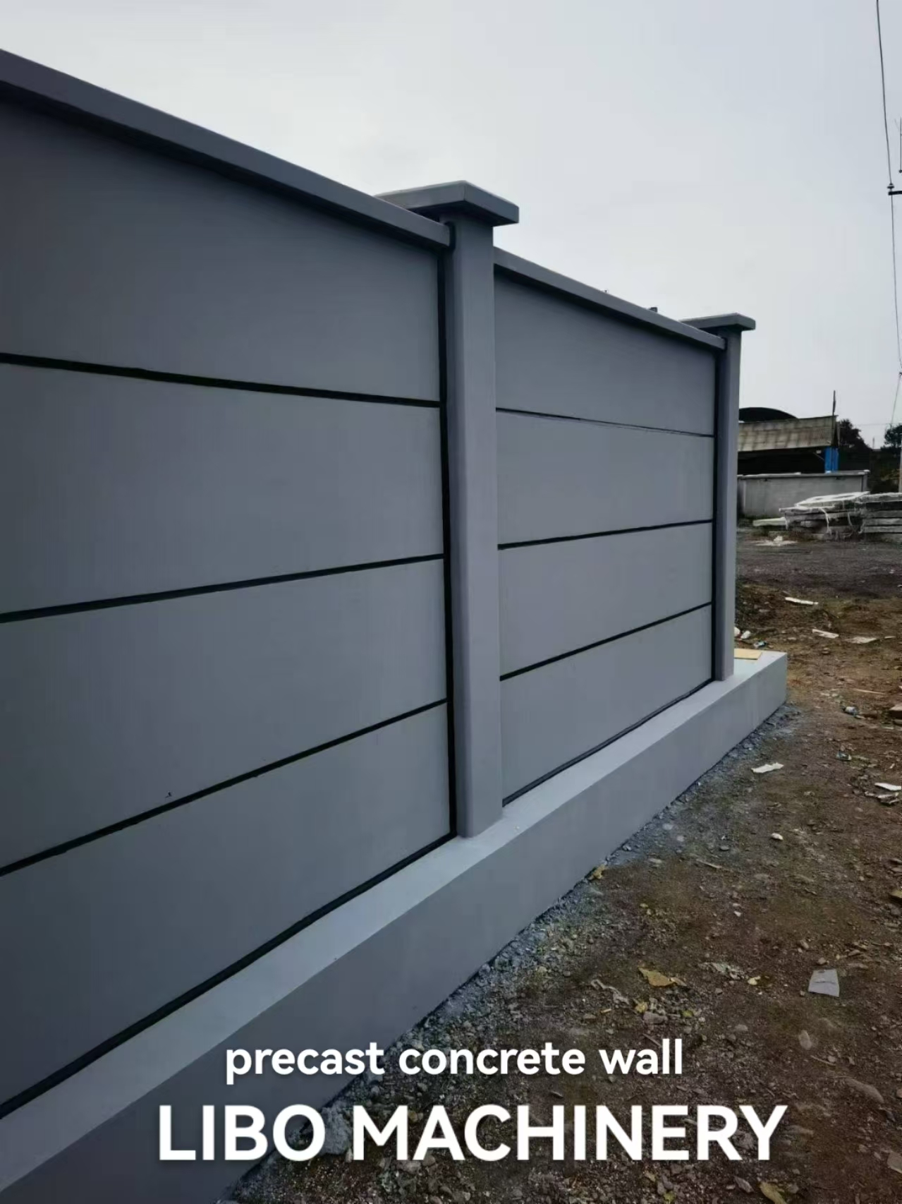Fabricante de máquinas de paneles de pared para vallas reforzadas de hormigón prefabricado
