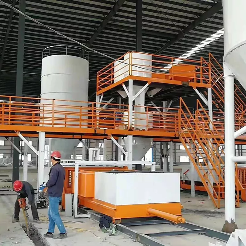 Línea de producción de paneles de pared sólidos de yeso
