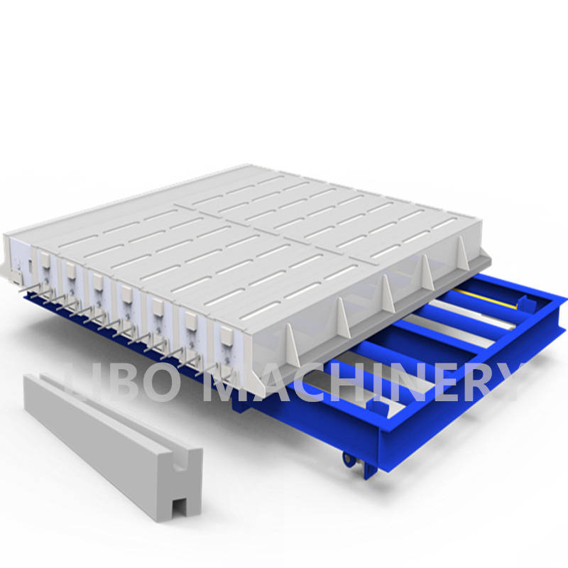 Máquina de moldeo para postes y paneles de valla de hormigón prefabricado